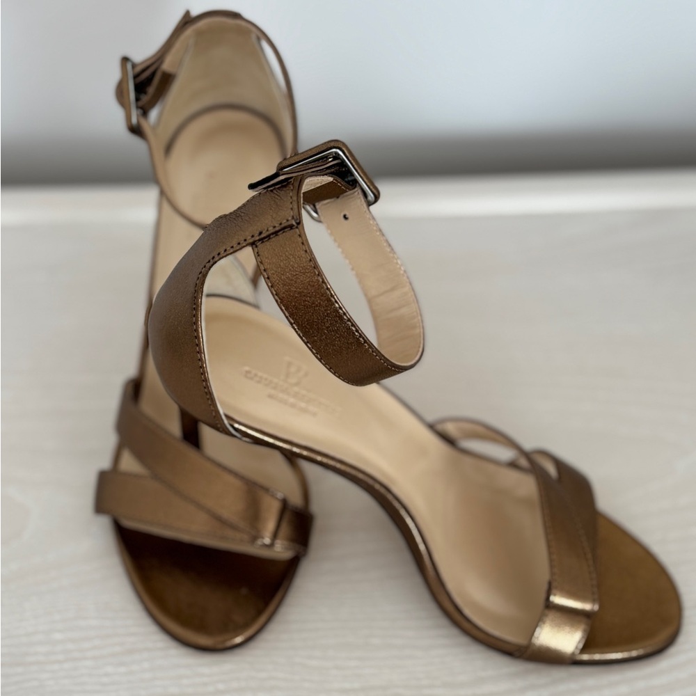 Banana Republic NEW Bronze Strappy Heels
